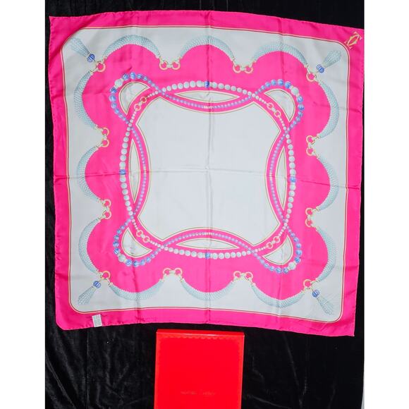 Must de Cartier Square Silk Scarf - Picture 6 of 7